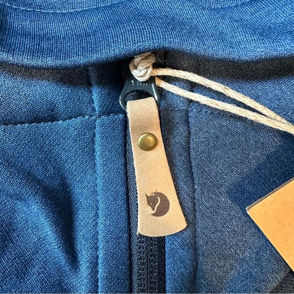 NWT Fjallraven Abisko Trail Fleece Jacket Dark Navy Indigo Blue Size XS - Picture 3 of 16